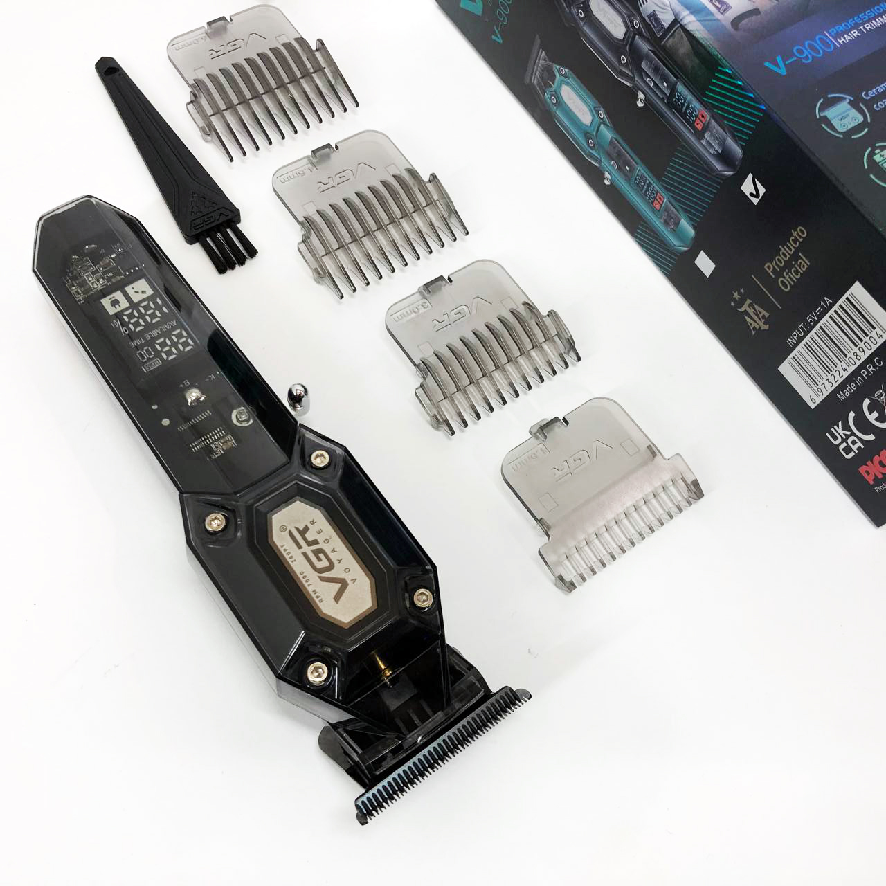 Машинка для стрижки VGR V-900 — бездротова з дисплеєм — изображение 3