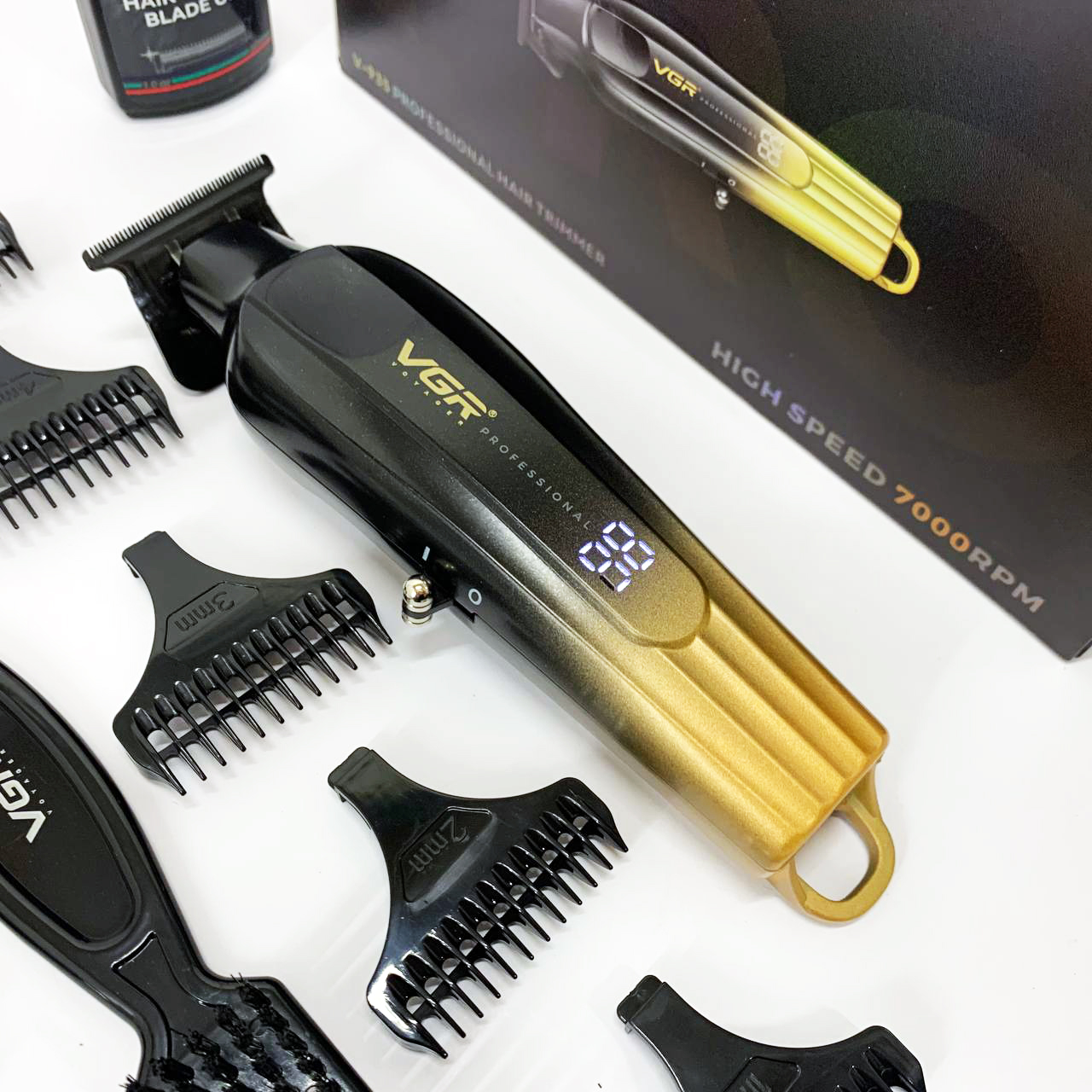 Тример VGR V-935 GOLD — DLC-лезо, 180 хв автономної роботи — изображение 12