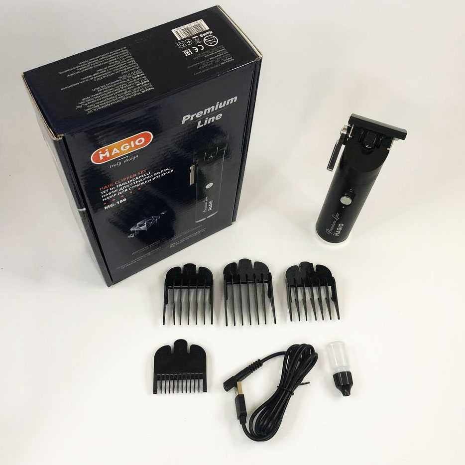 Машинка для стрижки MAGIO MG-186 — алмазоподібне покриття, тихий мотор — изображение 4