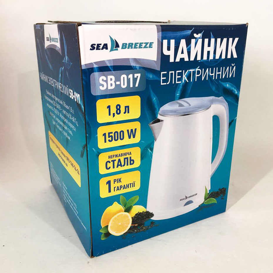 Електрочайник SeaBreeze SB-017 1.8 Л 1500 Вт. — изображение 4