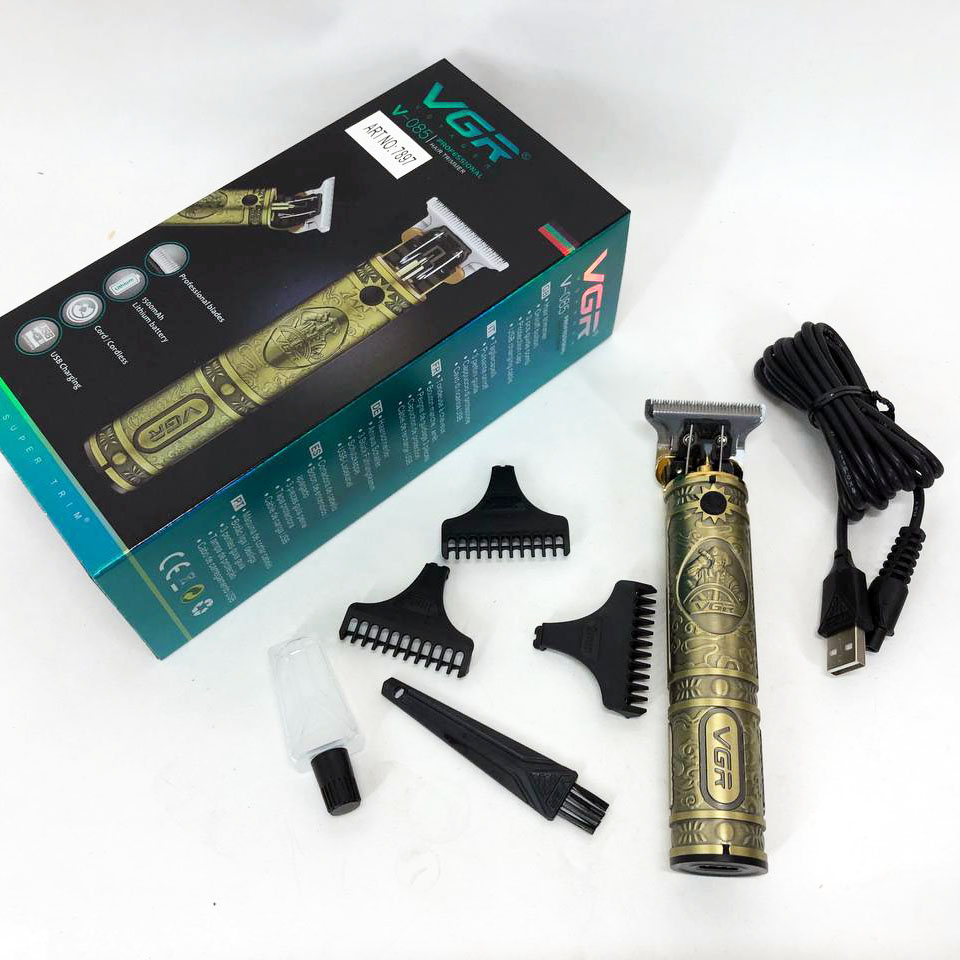 Машинка для стрижки VGR V-085 — акумуляторна T-лезо для окантовки — изображение 36