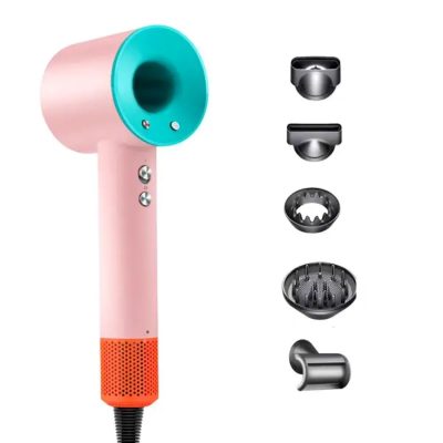 Фен стайлер Supersonic Premium 5 в 1 1600 Вт Рожевий