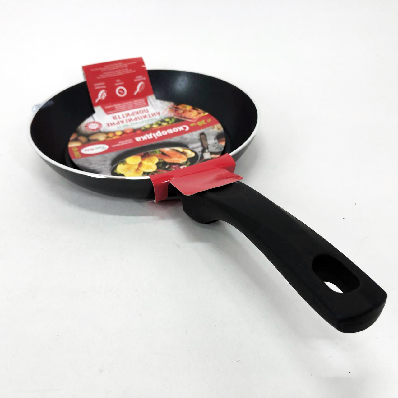 Сковорода 20 см Con Brio СВ-2022 FULL INDUCTION, сковорода з індукційним дном, сковорода для смаження — изображение 8