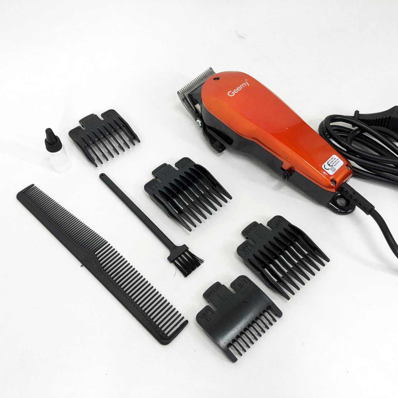Машинка для стрижки GEMEI GM-1005 — 4 насадки, леза з нержавіючої сталі — изображение 16