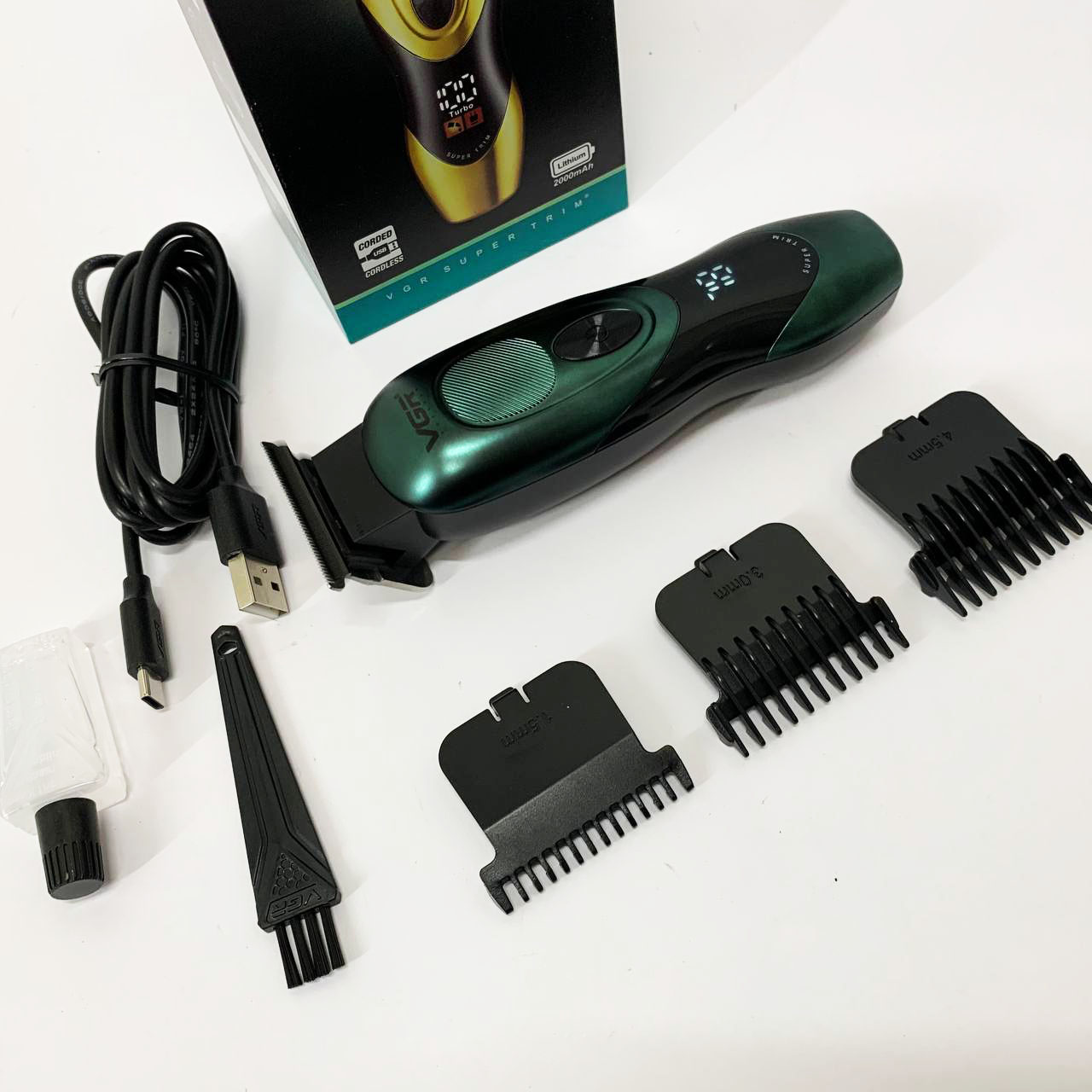 Тример VGR V-227 — акумуляторний до 300 хв автономії, зелений — изображение 6