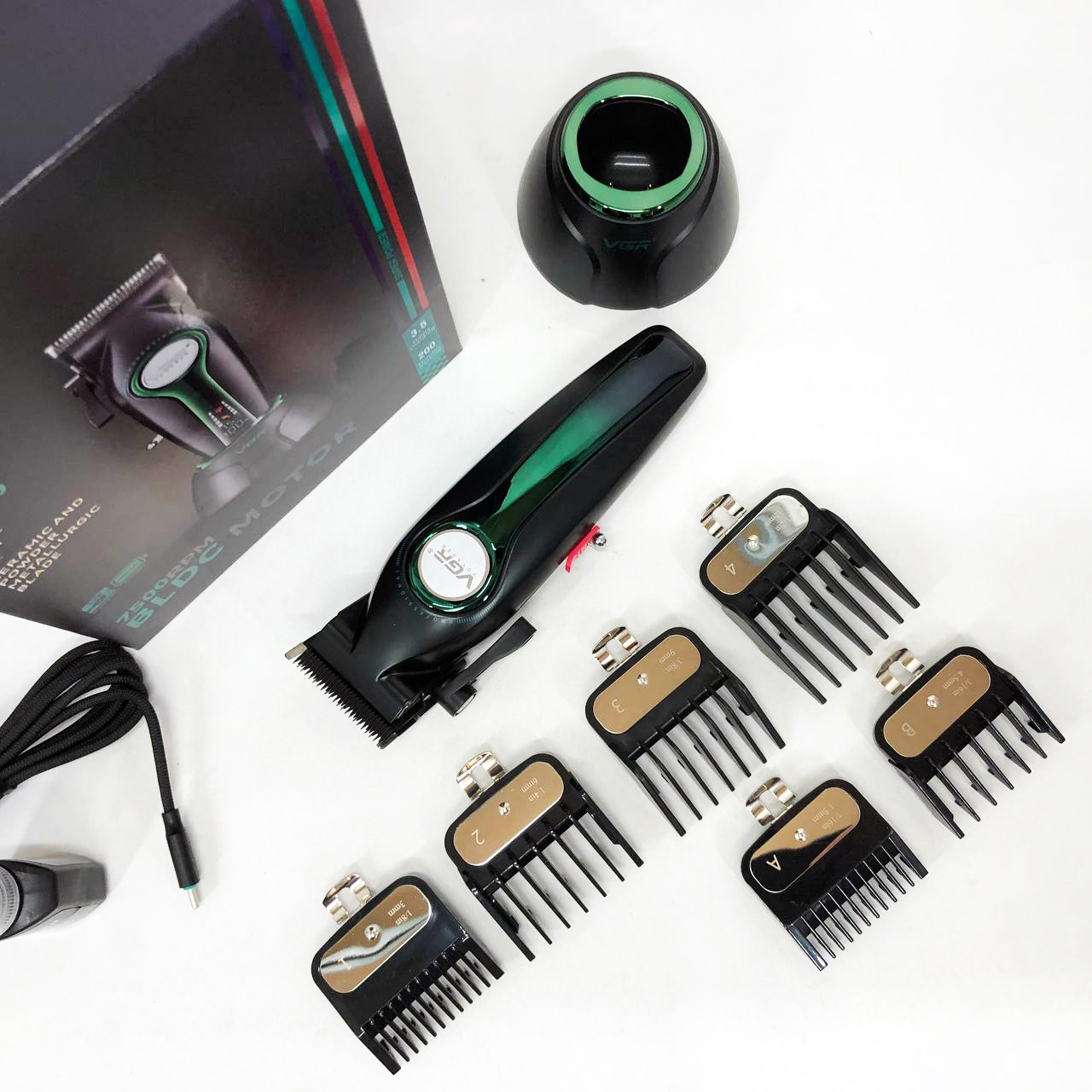 Машинка для стрижки VGR V-010 Professional Metal — до 250 хв автономної роботи — изображение 24