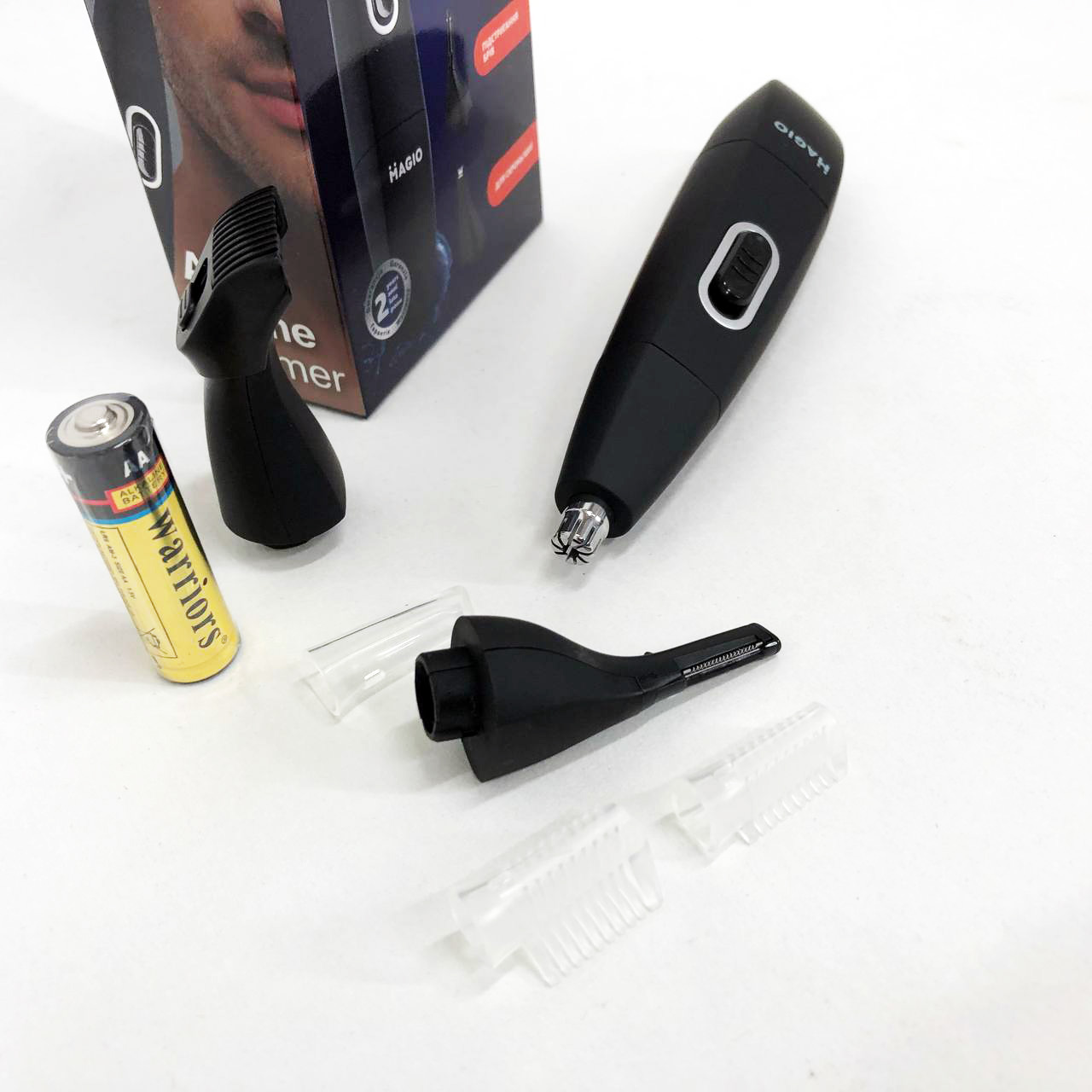 Тример MAGIO MG-913 Aqua 4в1, Тример бездротовий, Машинка чоловіча для гоління — изображение 25