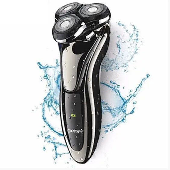 Електробритва Gemei GM-7719 Акумуляторна Електрична Бритва, Машинка для гоління триммер — изображение 14