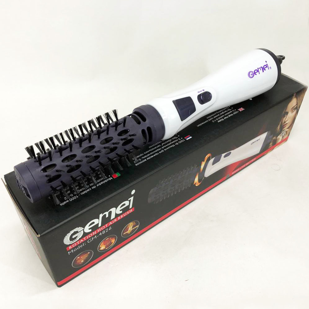 Фен-щітка Gemei GM-4826 — об'ємна укладка і дбайлива сушка — изображение 9