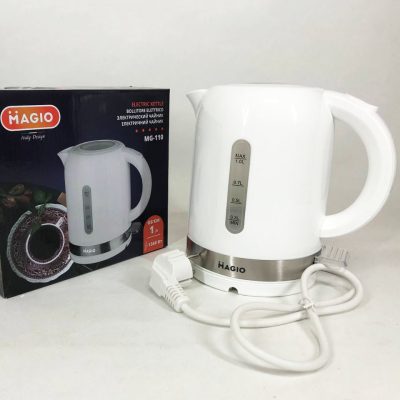 Електрочайник Magio MG-110 1 л 1360 Вт, стильний електричний чайник