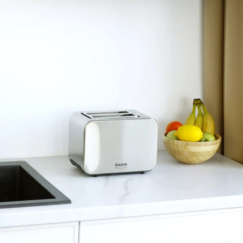 Тостер Magio MG-284 715 Вт, тостер для 2 грінок, електричний горизонтальний тостер, універсальний тостер — изображение 5