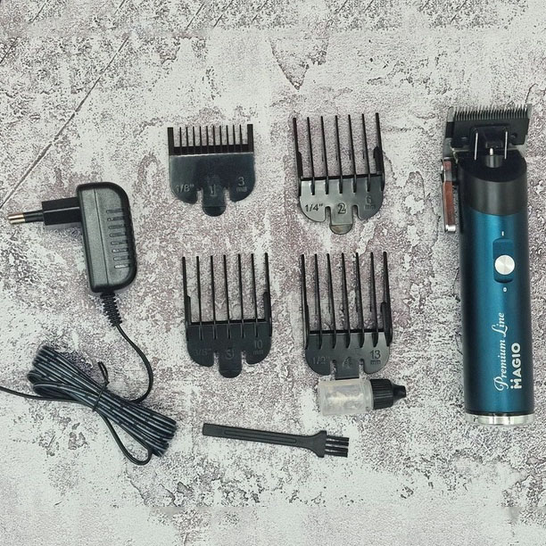 Машинка для стрижки Magio MG-183 — акумуляторна, DLC-лезо, 210 хв — изображение 3