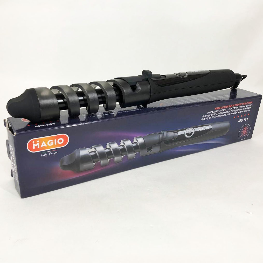 Плойка Magio MG-701 — 19 мм турмалиново-керамічна, швидкий нагрів 30 Вт — изображение 14