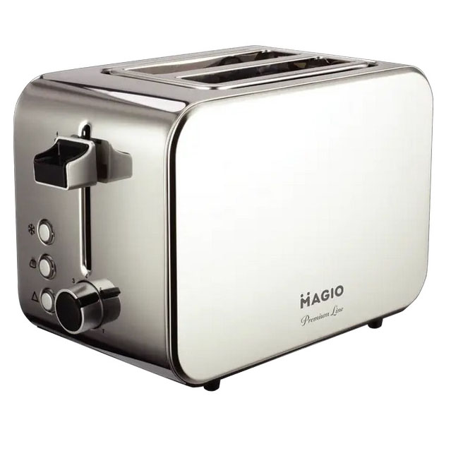 Тостер Magio MG-284 715 Вт, тостер для 2 грінок, електричний горизонтальний тостер, універсальний тостер — изображение 19