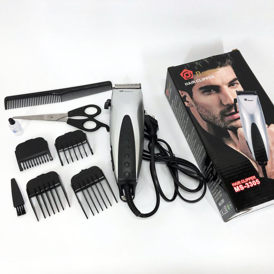 Машинка для стрижки DOMOTEC MS-3305 — професійна, 4 насадки 3–12 мм — изображение 9