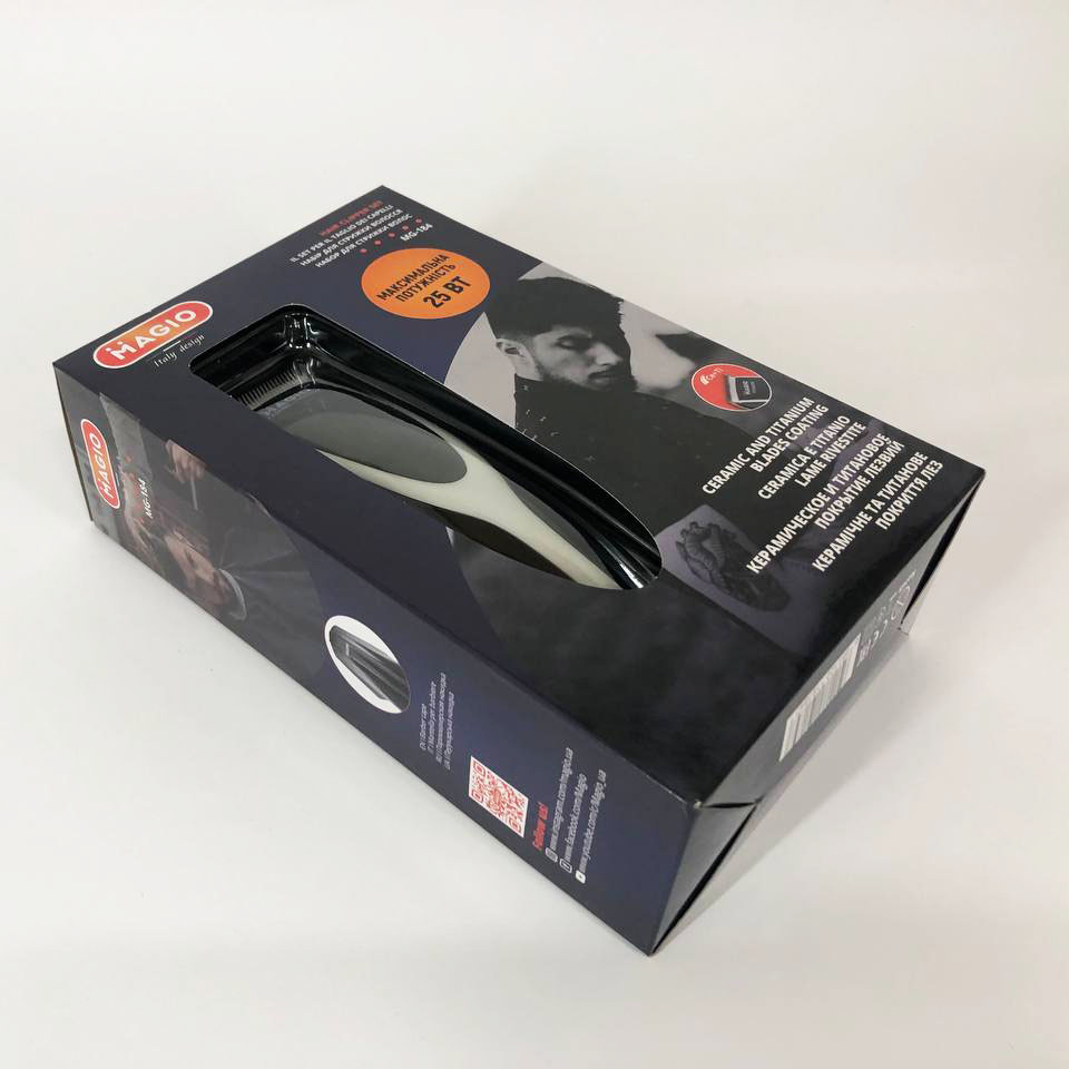 Машинка для стрижки MAGIO MG-184 — титанові леза, тихий мотор — изображение 16