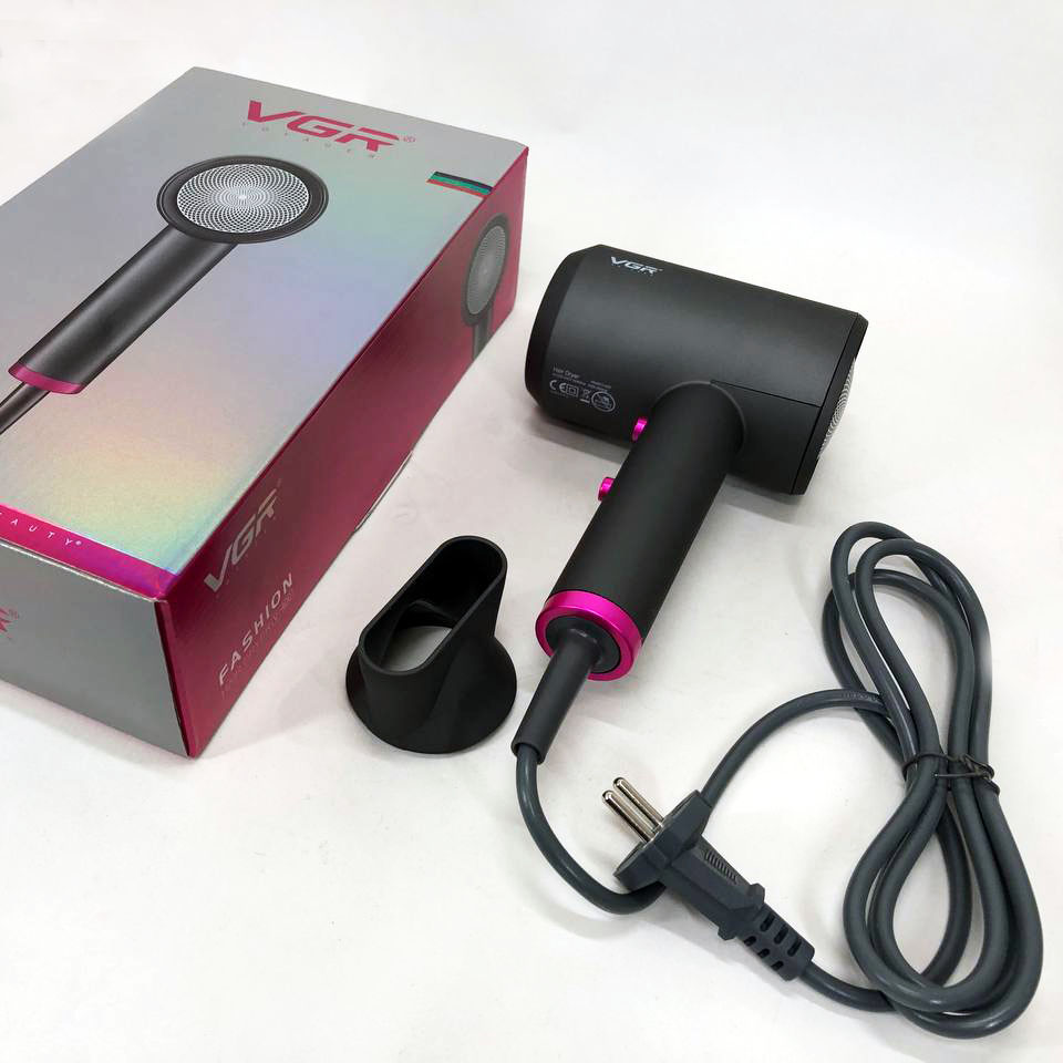 Фен VGR V-400 2000 Вт — професійний, потужна і швидка укладка — изображение 14