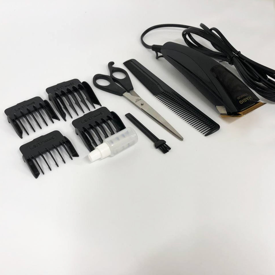 Машинка для стрижки Magio MG-591 — титанові леза, тихий мотор — изображение 4