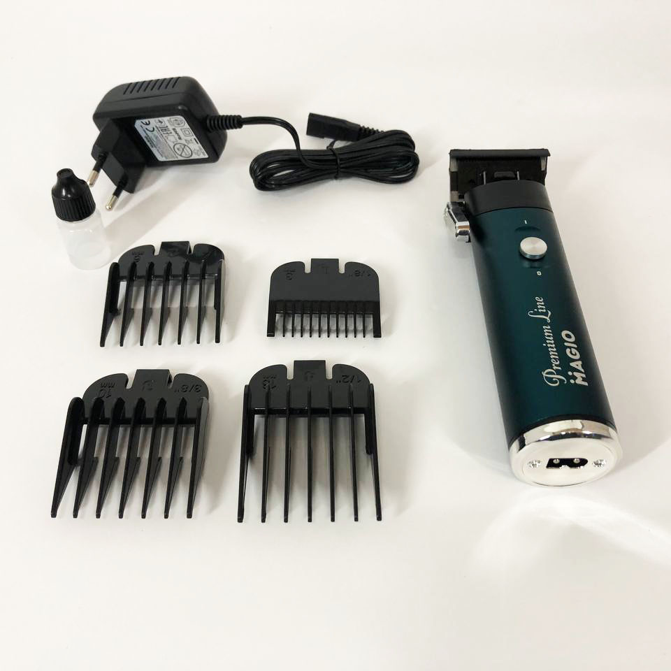 Машинка для стрижки Magio MG-183 — акумуляторна, DLC-лезо, 210 хв — изображение 12