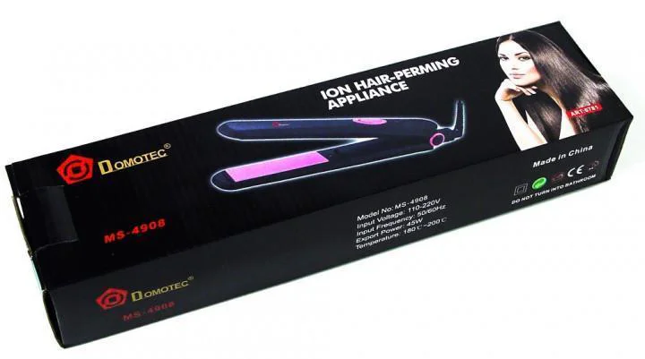Щипці DOMOTEC MS-4908 - Випрямлювач для волосся 2в1 з PTC нагрівачем та комфортною ручкою - Зображення 11