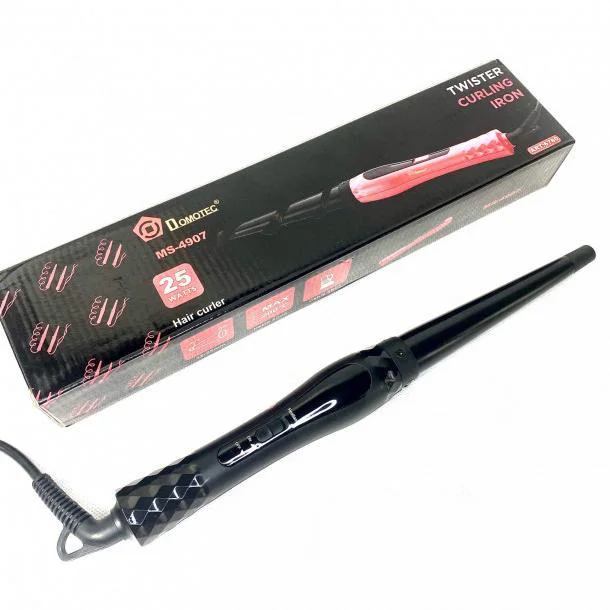 Конусна плойка для волос DOMOTEC MS-4907 - стильний пристрій для завивки локонів. - Зображення 5