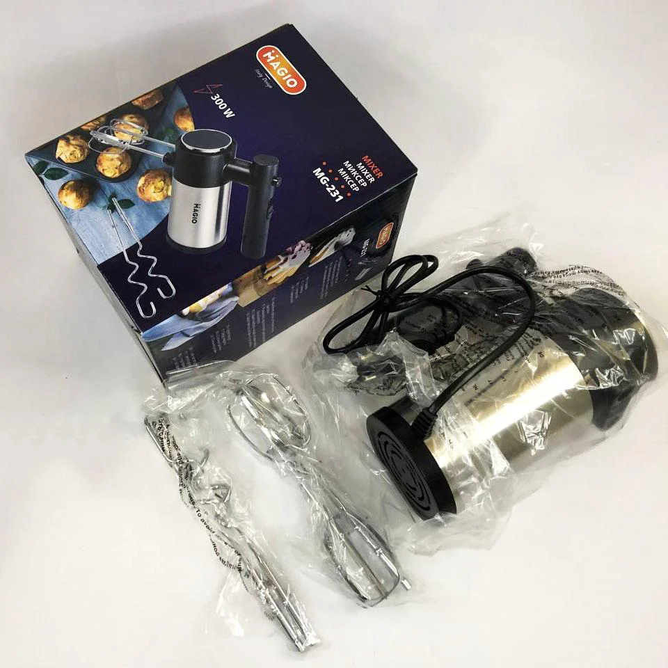 Миксер ручной MAGIO MG-231 300 Вт — потужний і компактний міксер для кухні. - Зображення 12