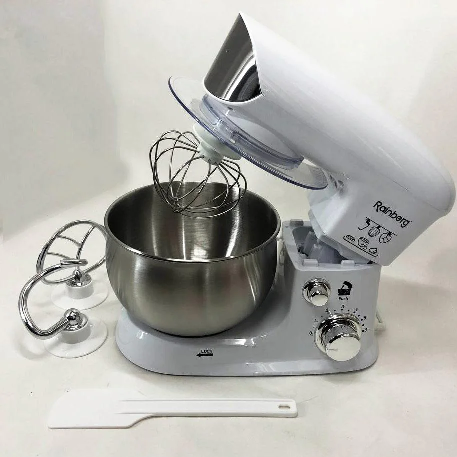 Електричний планетарний міксер Rainberg RB-8083 3200 Вт з насадками - Зображення 11