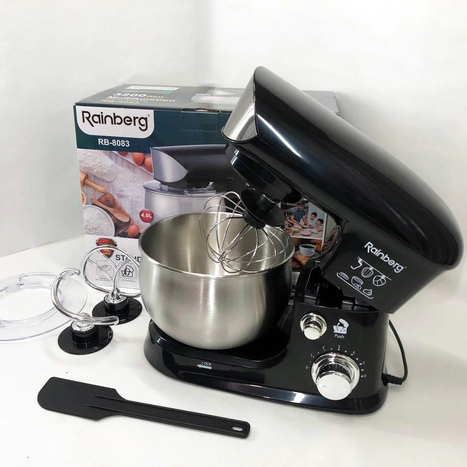 Электричний планетарний міксер Rainberg RB-8083 з потужністю 3200 Вт - Зображення 5