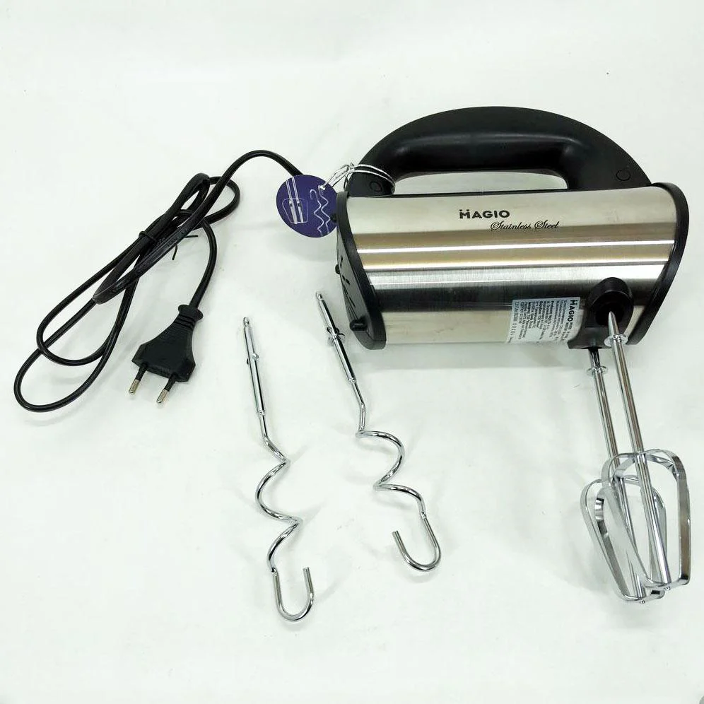 Миксер Magio MG-235 – потужний, компактний ручний міксер з нержавіючої сталі. - Зображення 7