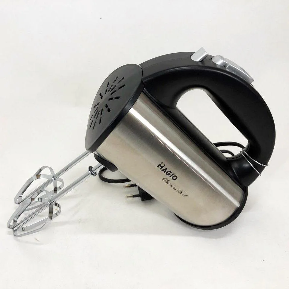 Миксер Magio MG-235 – потужний, компактний ручний міксер з нержавіючої сталі. - Зображення 9