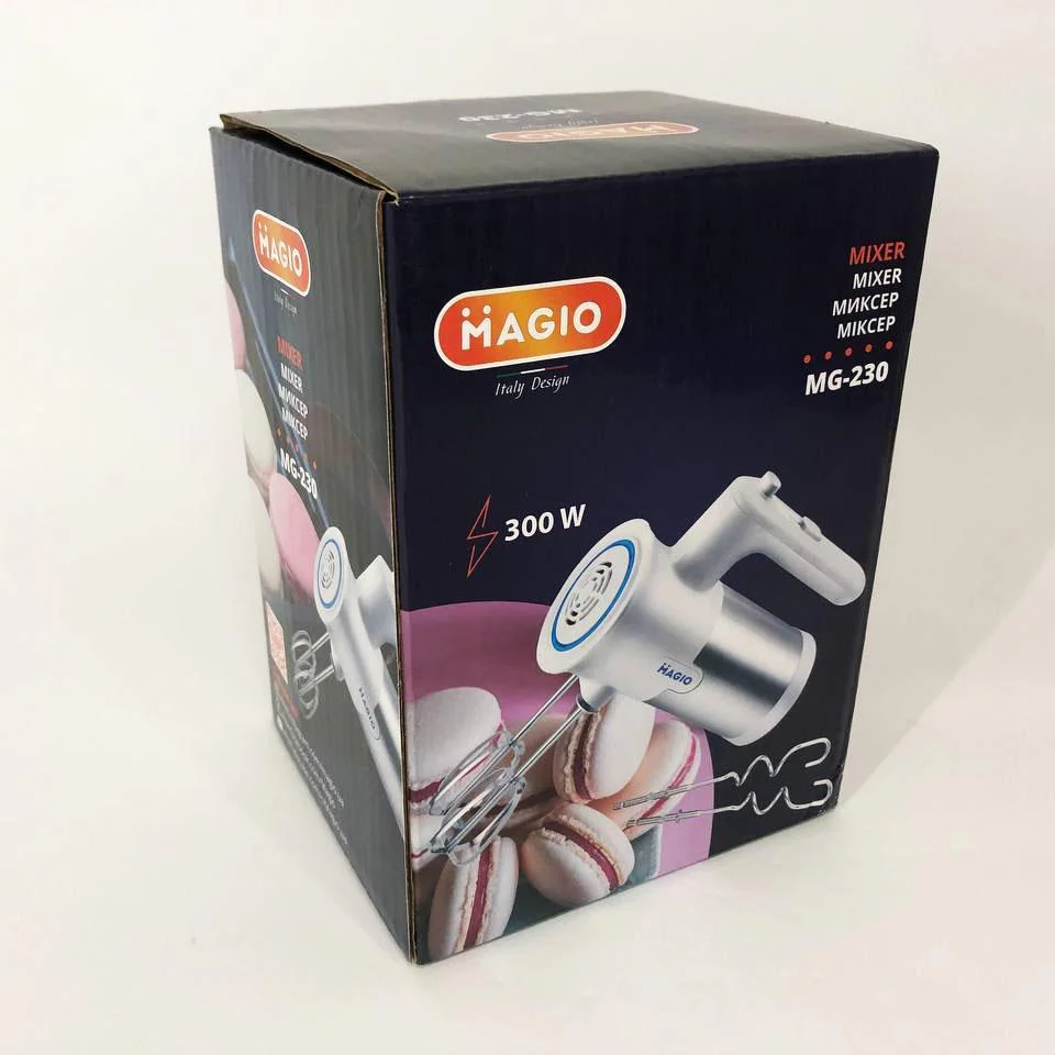 Міксер ручний Magio MG-230 – потужний та функціональний для комфортного приготування страв. - Зображення 4