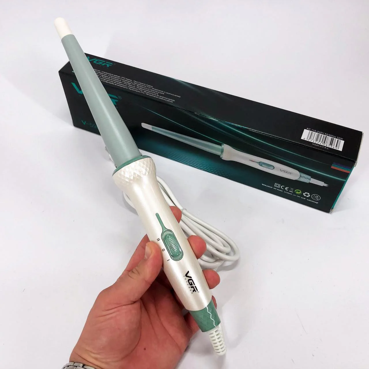 VGR V-596 Плойка Конусна для Завивки Волос з Керамічним Покриттям - Зображення 7