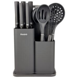 Набор силиконовых кухонных принадлежностей Magio MG-1097B - 12 предметов для комфортного приготовления
