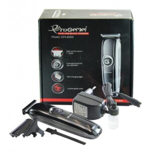 Машинка для стрижки GEMEI GM-6050 — акумуляторна, леза з нержавіючої сталі