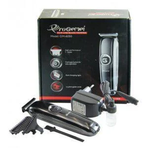 Машинка для стрижки GEMEI GM-6050 — акумуляторна, леза з нержавіючої сталі