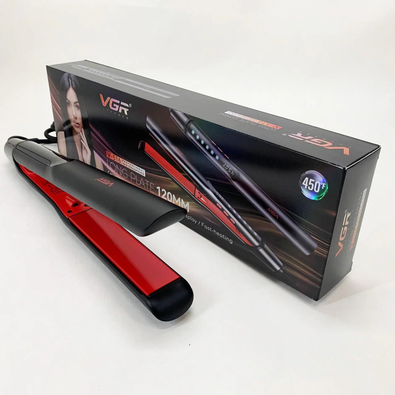 Плойка VGR V-516 з регульованою температурою до 230°C - Зображення 4