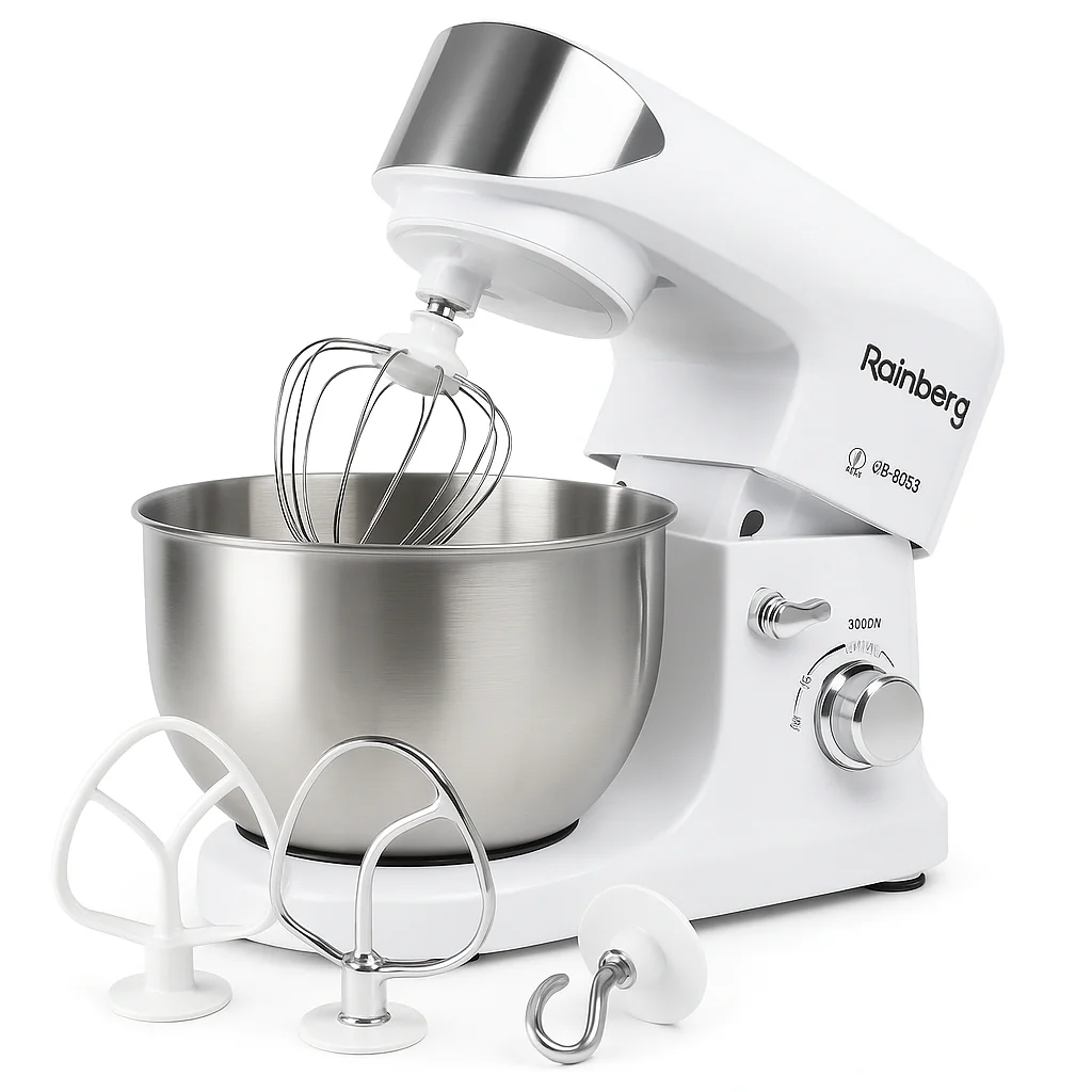 Електричний планетарний міксер Rainberg RB-8083 3200 Вт з насадками - Зображення 21