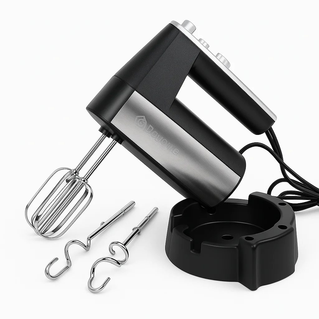 Миксер ручний DOMOTEC R6629A 240Вт 5 швидкостей з двома насадками - Зображення 17