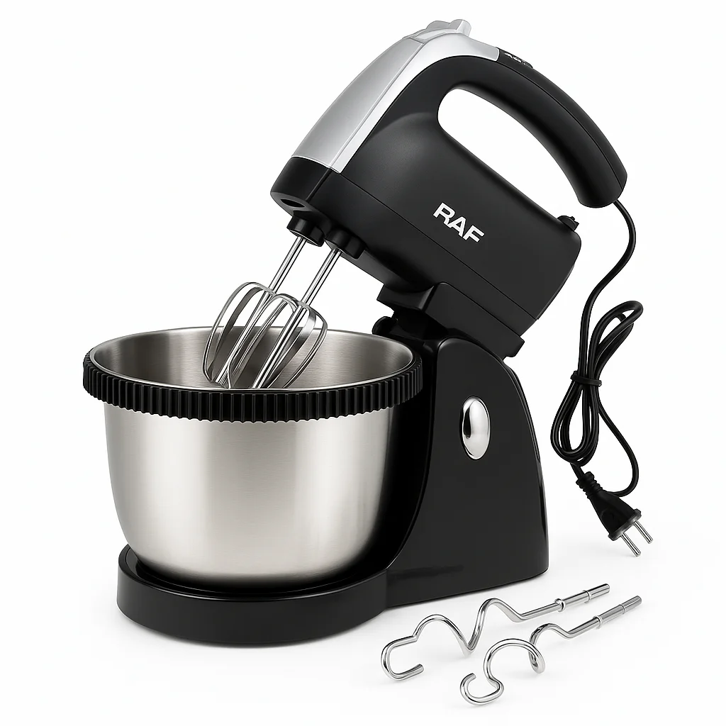 Миксер кухонний RAF R.6662 з підставкою і чашею 3 л, 5 швидкостей, 1000 Вт - Зображення 25