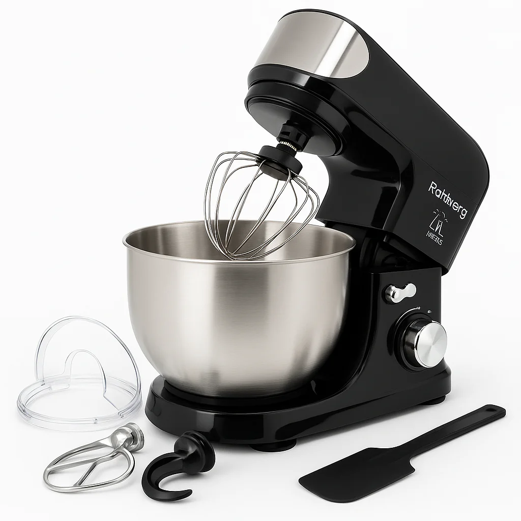 Электричний планетарний міксер Rainberg RB-8083 з потужністю 3200 Вт - Зображення 22