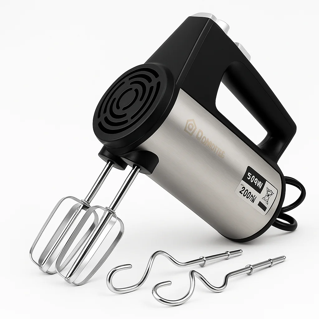 Ручний міксер DOMOTEC R.6690 універсальний 5 швидкостей 200 W - Зображення 19
