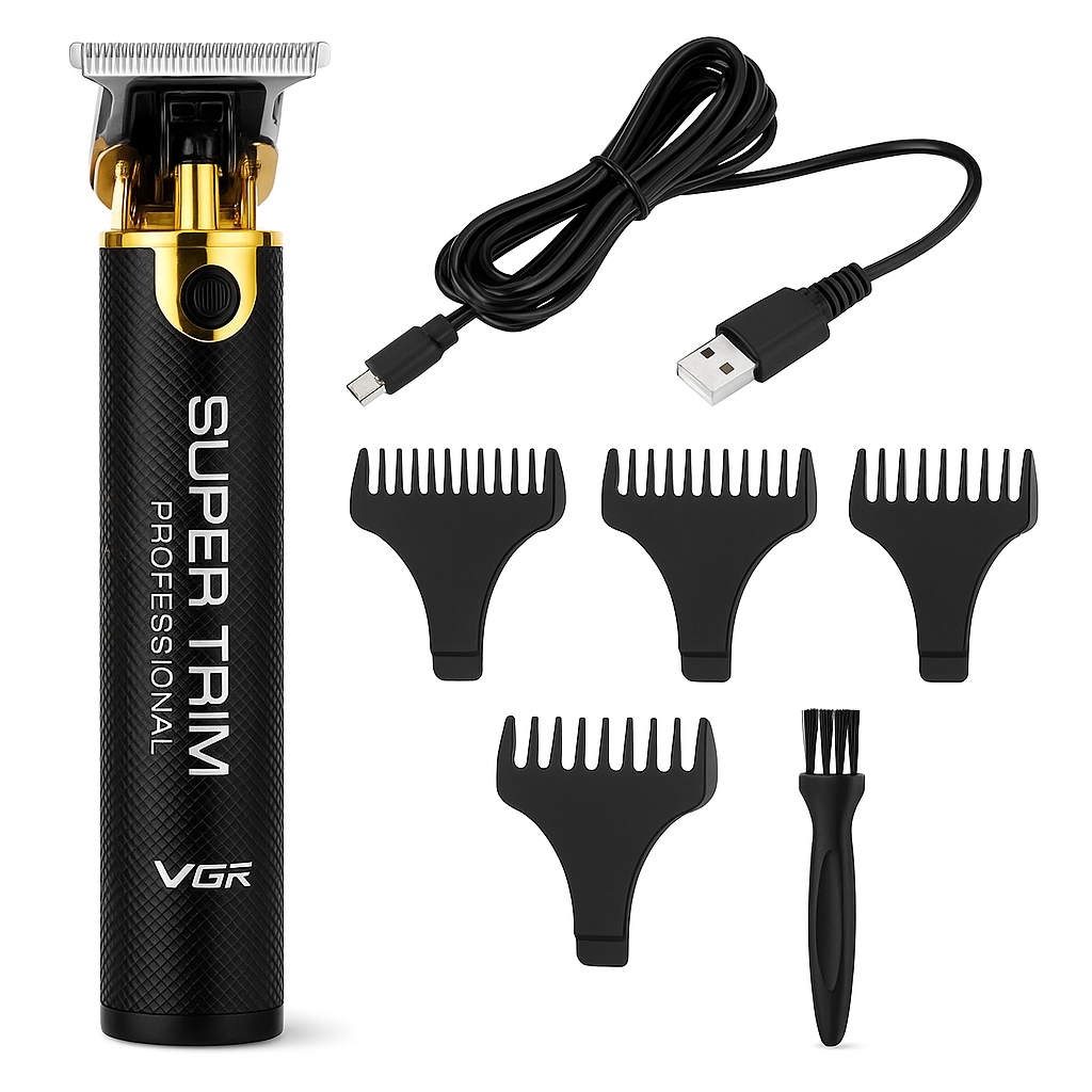 Машинка для стрижки VGR V-082 професійна бездротова з трьома насадками - Зображення 23