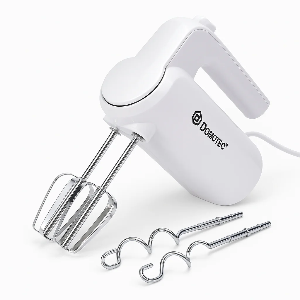 Ручний міксер Domotec R.6653W з насадками 5 швидкостей 800 Вт білий - Зображення 9