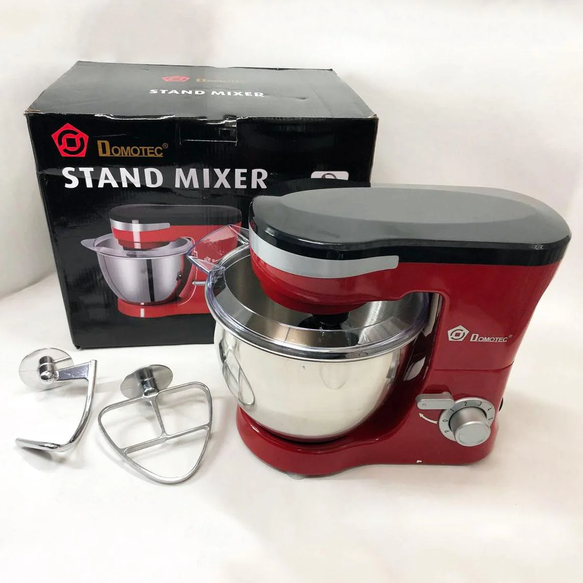 Миксер-тестомес Domotec MS-1368 на 6 скоростей, чаша 4 л, 1500 W - Зображення 14