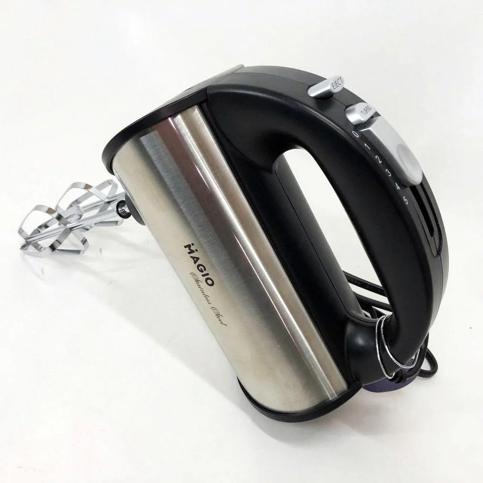 Миксер Magio MG-235 – потужний, компактний ручний міксер з нержавіючої сталі. - Зображення 10