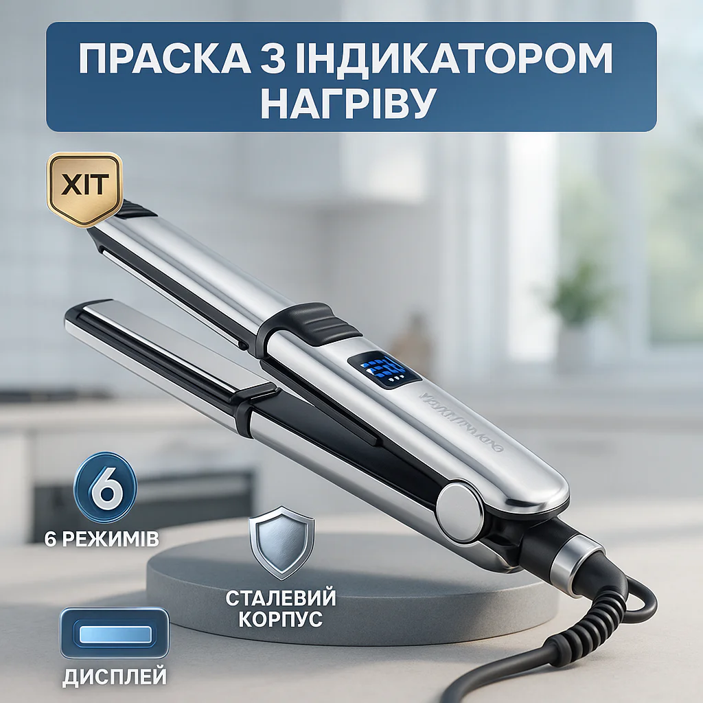 Випрямлювач для волосся Camry CR 2320 55Вт | Професійний стиль та догляд за волоссям - Зображення 3