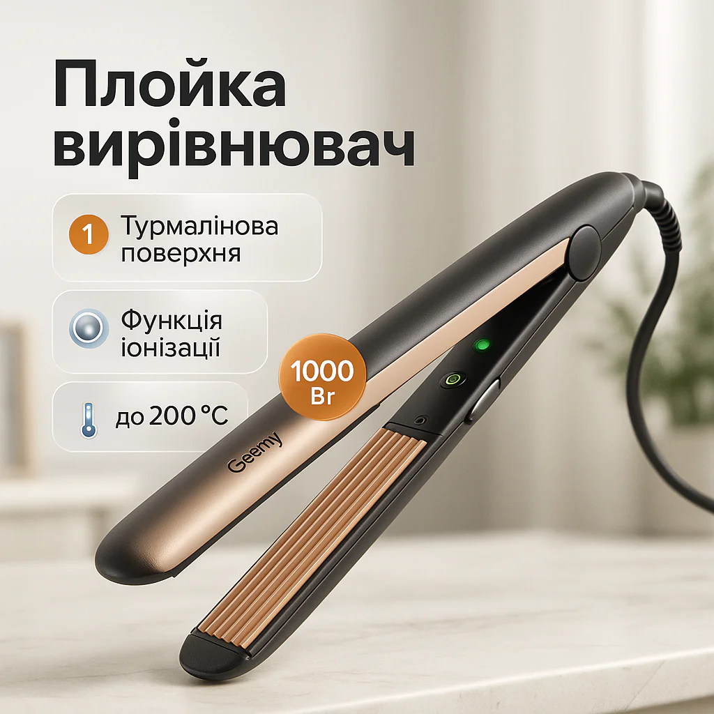 Плойка гофре Gemei GM-2955 для прикореневого об'єму - Зображення 21