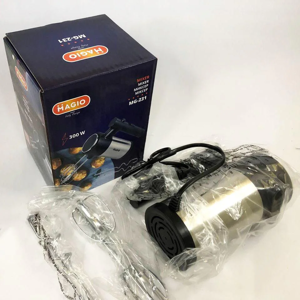 Миксер ручной MAGIO MG-231 300 Вт — потужний і компактний міксер для кухні. - Зображення 13