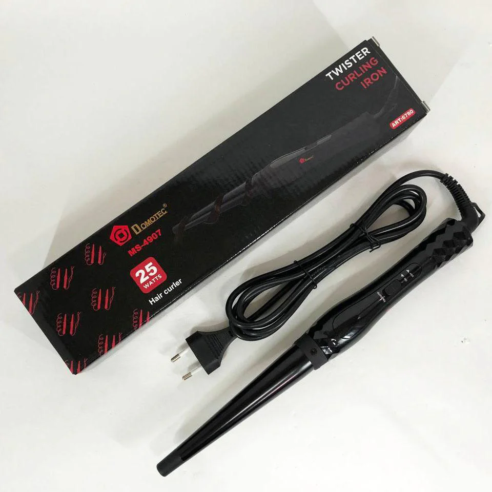 Конусна плойка для волос DOMOTEC MS-4907 - стильний пристрій для завивки локонів. - Зображення 2