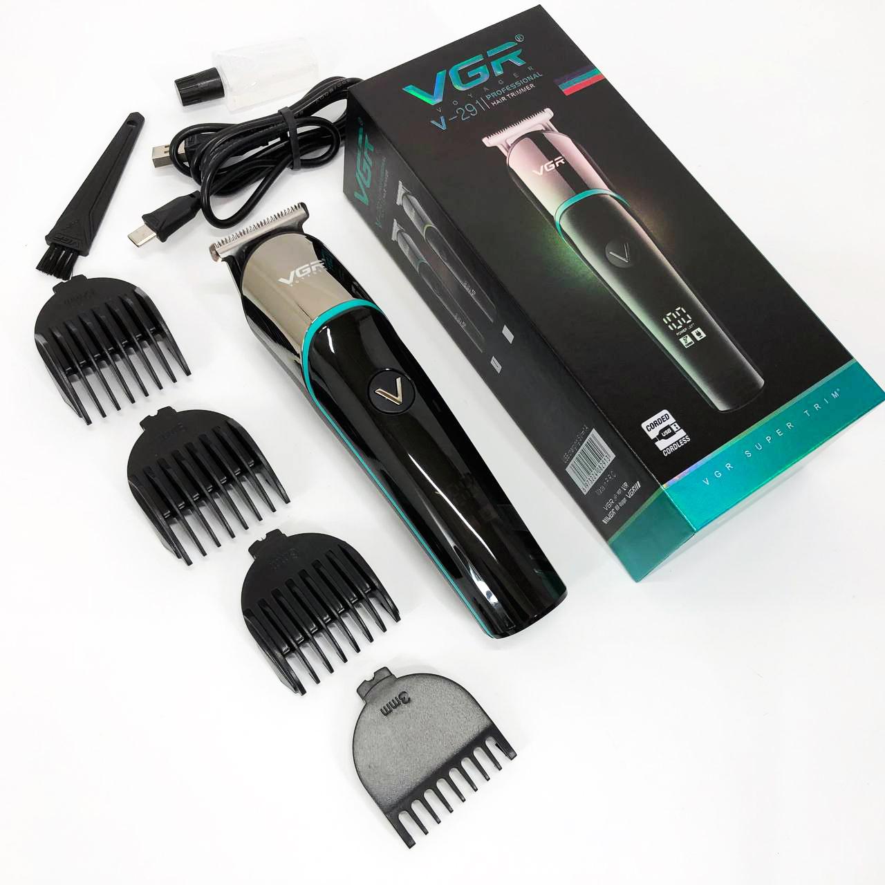 Професійна машинка для стрижки волосся VGR V-291 з насадками та USB зарядкою - Зображення 8